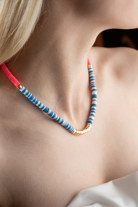 Heliophilia Silver Collar Multicolor con Colgante de Aleación Heliophilia Silver Collar Multicolor con Colgante de Aleación